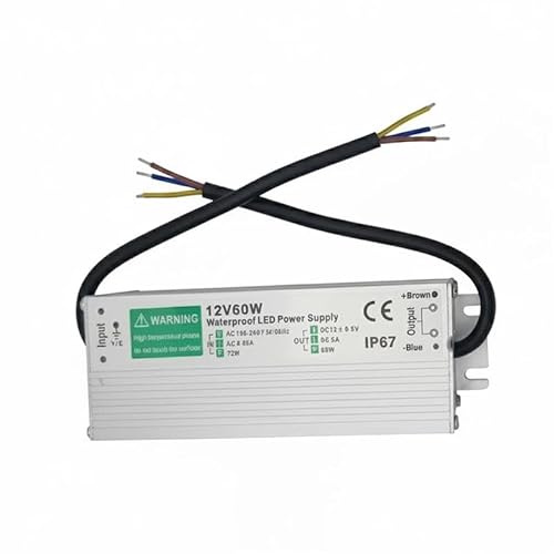 12 V wasserdichter IP67_LED-Treiber-Netzteil-Transformator 240V DC 12V 25A 300W für LED-Streifen UK 60.00W, 12.00V