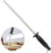 ARCCI 26cm Carbon Honing Rod Knife Sharpening Steel, Kitchen Professional Knife Sharpener Honer/Stick for Master Chef, Butcher