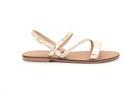 LES TROPEZIENNES PAR M. BELARBI Femme BATRESSE Chaussures Ville Sandale, Or, 36