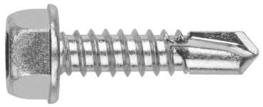 INDEX A PERFECT FIXING - ABEI4825 [DIN-7504-K A2] Tornillo autotaladrante de cabeza hexagonal, Arandela estampada, Acero inoxidable A2, Medida 4,8 x 25 mm, Caja de 500 unidades