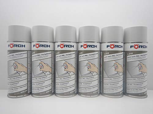 FORCH LICHTGRAU GRAU RAL 7035 Lack LACKSPRAY Spray SPRAYDOSE 400ML (6)