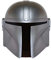 Mandalorian Helmet, Luxury PVC Full Head Mask Deluxe Helmet for Halloween Cosplay Costume Props Adult Silver