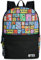 Concept One Unisex-Erwachsene Bt21 Line Friends Laptop Backpack, Computer Travel Bag for Men and Women Rucksack, Mehrfarbig/Meereswellen (Ocean Tides), Standard