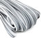 Yalulu 20 Meter Reflektierende Paspel-Streifen, Reflektierende Band zum Einfassung Paspelband für Kleidung, Taschen und Handtaschen (Grau)