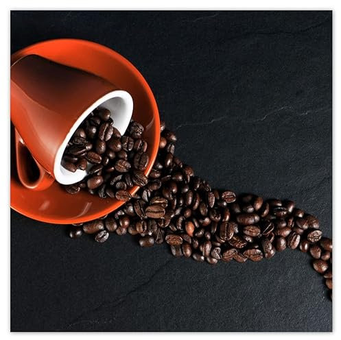 Vlies Tapete Premium Vlies Wand Art Decor 312x312cm Kawka Coffee Kaffe Nr. H7233M_TV5BX