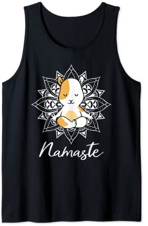 Meerschweinchen Yoga für einen Yoga Workout Fan Tank Top