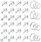 Morfetto Ensembles de Boucles d'oreilles pour Plusieurs Piercings Boucles d'oreilles en Acier Inoxydable Petits Clous Minuscules Pack Argent
