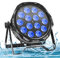 DELIBANG RGBW Wasserdichtes 14 LED Par Licht, 70W Bühnenlicht Outdoor mit Stroboskop Disco Lichteffekte, IP65 Par Strahler Wasserdicht für Regentage Pools Party Bar Halloween Weihnachten