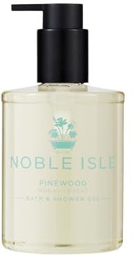 Noble Isle Shower Gel | Luxury Bath & Body Wash For Men & Women | Vegan Friendly, Real Perfume, Britain In A Bottle | Made In The UK (Pinewood,250ml)