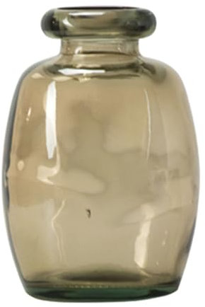 Fuchs Design PureCycle Arona Blumenvase beige, Gr.S, Ø11,5x16cm, aus recyceltem Glas