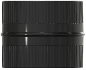 WOLFPACK LINEA PROFESIONAL Manchon Union Tubes Poêle Vitrifié Noir Mâle - Mâle Ø 150 mm Machon, Raccord Tubes Chemine, Raccord Tubes Poêle,