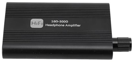 Headphone Amplifier, 2 Stage Gain Sound Quality, Rechargeable Battery, Portable and Lightweight, Wide Compatibility, for MP3 Players