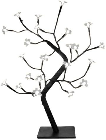 LYEAA Feenbaum Lampe - 24/48 LED Kirschblüten/Ahorn Bonsai Licht für Hochzeit & Party