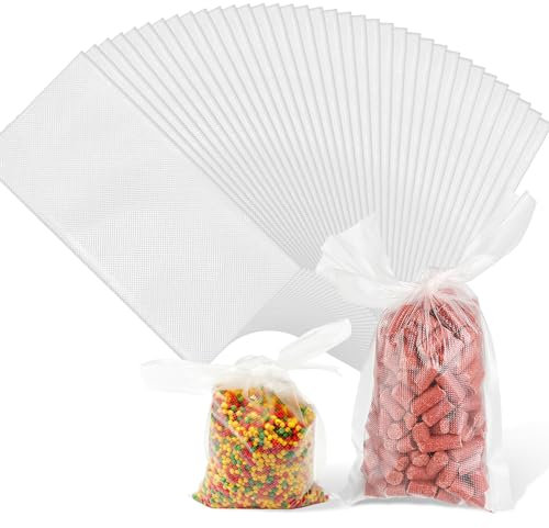 Dbuwqips 150 Stück PVA Beutel Angeln PVA Beutel 70×100mm Kod Tüten PVA+Sack PVA Sack PVA Bags Karpfenangeln Köderbeutel zum Auflösen von Fischködern Pelletködern Karpfenködern