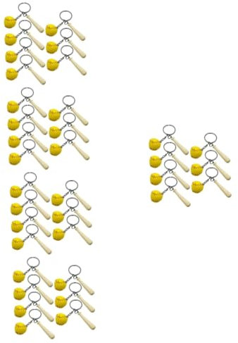 Abaodam 35 Pièces Baseball Porte-Clés Baseball Party Porte-Clés Baseball Porte-Clés Creative Porte-Clés Pendentifs Mini Porte-Clés Athlètes Souvenir Porte-Clés Mini Baseball Porte-Clés