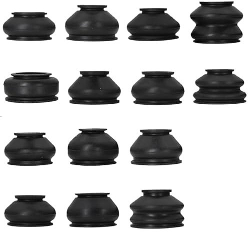 Gummi Kugelgelenk,14 Stück Spurstangen köpfe Staubkappe,Spurstangenkopf Gummi Manschetten Traggelenk,Universal Spurstangenkopf Silikon Manschetten,Traggelenk Staubmanschette für Busse,Autos,Taxis