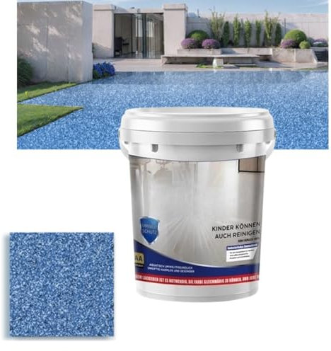 High-Gloss Marble Effect Epoxy Floor Coating, Waterproof Anti-Slip Water-Based Epoxy Garage Floor Paint, Concrete Floor Paint, for Both Indoorand Outdoor Surfaces