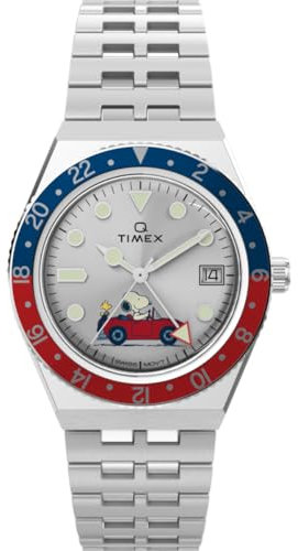 Timex Herren Analog Quarz Armbanduhr Peanuts Q