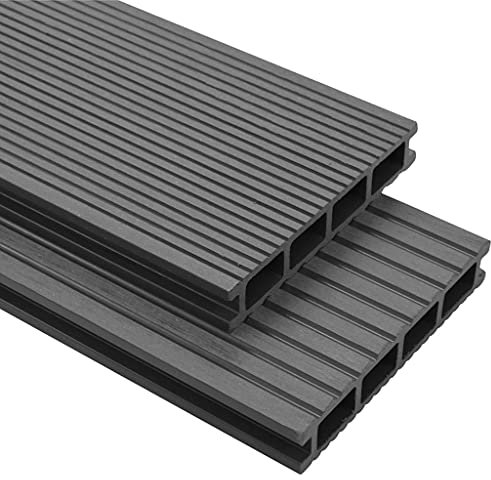 vidaXL WPC Terrassendielen 20m² 2,2m 25mm Komplettbausatz Komplettset Diele