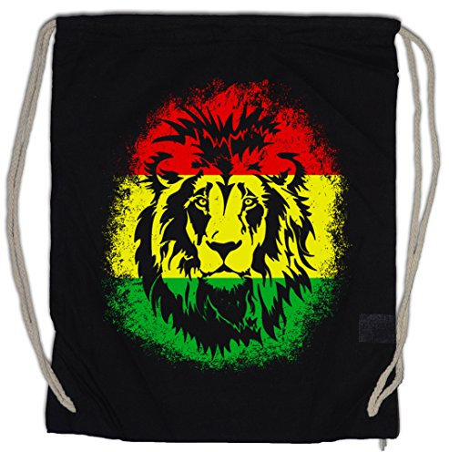 Urban Backwoods Rastafari Lion II Turnbeutel Sporttasche