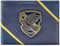 Hogwarts Harry Potter Rowena Ravenclaw Emblème Blason Métallique Portefeuille Bi-Fold ID & Porte-Cartes, Noir