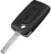 OcioDual Guscio Chiave Remota Telecomando a 2 Pulsanti CE0536, con Lama VA2, Compatibile con Peugeot 206 207 306 307 308 407 607 806, Citroen C2 C3 C4 C5 C6, Key Case