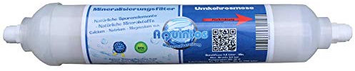 Mineralisierungsfilter Aquintos Vitaflow Mineral Inline-Kartusche10 x 2 Zoll - Easy Quick Steckanschluss 1/4 Zoll Umkehrosmose - Reverse Osmosis System (1 Stück)