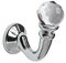 Pair Of Metal Tieback Hooks For Curtains (Chrome (Crystal))