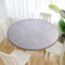 Cozomiz Jacquard Elastische Tischdecke Gartentischdecke Rundtischdecke wasserdichte rutschfeste Abwischbar Schmutzabweisend Tischdecke 140cm Runde Enge Passform Grau