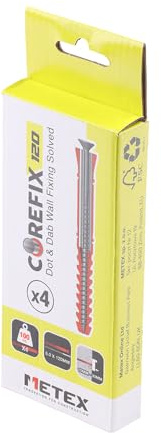TIMCO Corefix 120 Dot & Dab Wall Fixing - 5.0 x 120