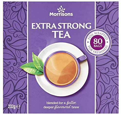 Morrisons Extra Strong Tea Bags 80's 232g