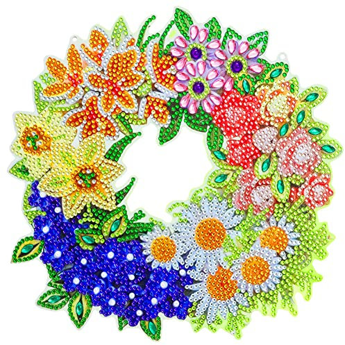 n Türkranz Set, DIY M Kranz, Hat Strass Girlan Ornamente t Hännr Kette for Wandbe koration