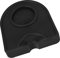 Anti-Slip Silicone Coffee Pad Mat Black Espresso Coffee Tamping Mat for Semi-Automatic Operating Coffee Machine