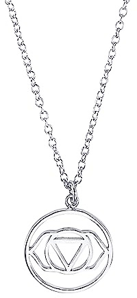 s.Oliver 2034179 Damen Collier Stirn Chakra Silber 45 cm