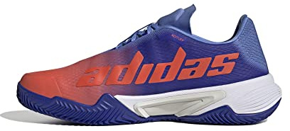 Adidas Barricade Clay Chaussures de Tennis pour Homme, Brillant Bleu Solaire Rouge Bleu Fusion, 42 EU