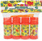 BEMIRO Seifenblasen Dinosaurier 4er Set - 60 ml pro Flasche, Kinder Seifenblasen, Hochzeit, Kinder Mitgebsel