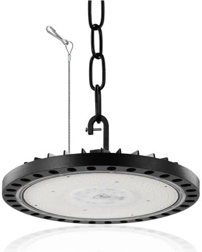 Faretto LED UFO,300W 30000LM Lampada da Officina,6500K Bianco LED Industriale Faretto,IP65 Impermeabile Proiettore Faretto LED Lampadario UFO,Lampada Interni Industriale per Garage Magazzini Fabbrica