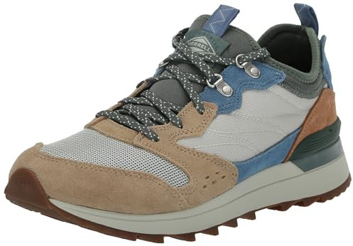 Merrell Men's Alpine 83 Sneaker Recraft Trainer, Camel Multi, 9.5 UK