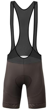 Santic Salopette Ciclismo Uomo Pantaloncini da Bici Imbottiti Marrone EU XL