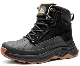 NORTIV 8 Damen-Wanderstiefel | Wasserdichtes Gefüttert Rutschfeste Sohle flexible Einlegesohle Verschleißfeste Oberseite für Trekking Camping Trail