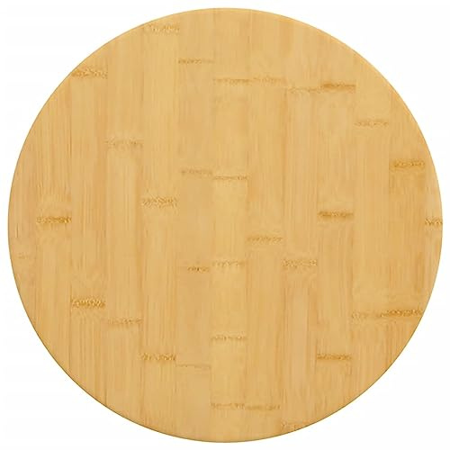 vidaXL Tischplatte Ø50x4 cm Bambus
