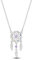 NARMO 925 Sterling Silber Halskette für Frauen Mädchen Traum Catcher Anhänger Halskette zierliche Halskette
