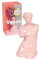 DOIY - Moderne dekorative Vase - Design in Form der griechischen Göttin Venus - Hergestellt aus Keramik - Blumenvase - Dekorativer Blumenhalter - Rosa - 16x16x31 cm