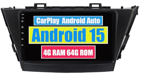 RoverOne Autoradio CarPlay Haupteinheit für Toyota Prius Plus V Alpha 2012-2017 Android Auto Touchscreen Sat Navi Bluetooth WiFi Radio Player
