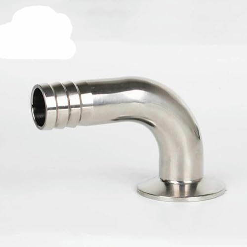 AD 19/25/38-102mm Sanitär Schlauch Barb Rohr Fitting 1.5 -4 Tri Clamp 50,5-119MM Zwinge 90 Grad Ellenbogen-Clamp 119 AD-108mm