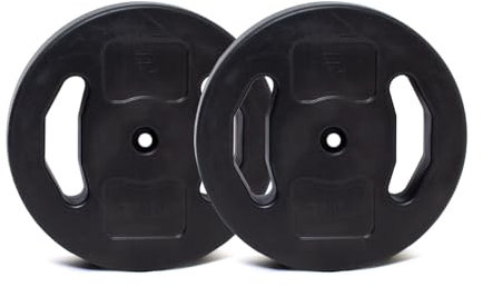 BODYPOWER Dual Grip Vinyl Standard Plate 10kg (x2)
