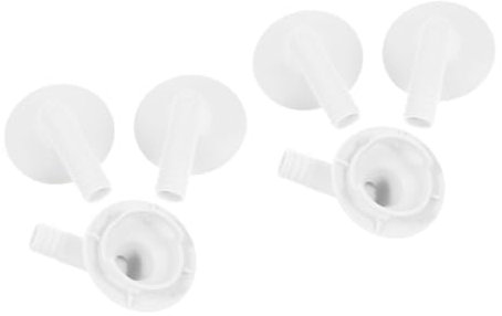 DECORNIJIA 2 Sätze Ablaufgarnitur Für Klimaanlage Bausatz Teilt Luft Einheit Schläuche Schlauch -entlüftungs-kit Koppler Abfluss Fenster Klimageräte Split Klimaanlage Abs Weiß 3 Stück * 2