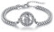 PARYFO Wikinger Armband für Männer 925 Sterling Silber Odin Armband Rune Nordisches Wikinger Amulett Schmuck Geschenk für Männer Unisex