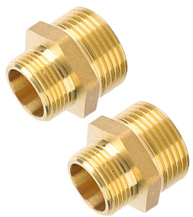2 Stück Reduzierung 1/2 Auf 3/8, flexschlauch 3/8 zoll auf 1/2 zoll, adapter 3/8 zoll auf 1/2 zoll schlauch, Reduzierstück 1/2 Zoll auf 3/8 Zoll, für Wasserrohr-Reduzierstücke (16 x 20 mm)