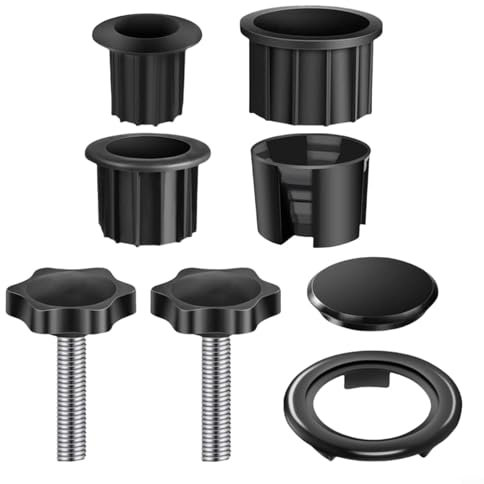 Umbrella Stand Base Adapter Kit, With Reducing Rings 32Mm 38Mm 48Mm Parasol Pole Sleeve Fixing Screws For Garden Patio